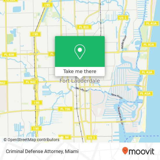 Criminal Defense Attorney map