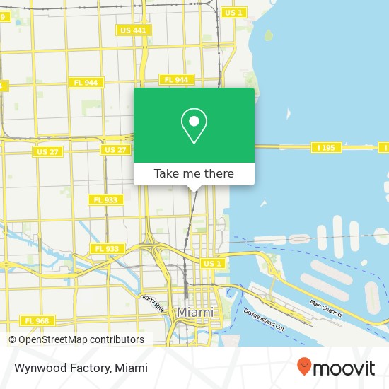 Mapa de Wynwood Factory