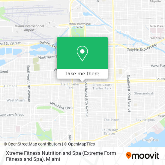 Mapa de Xtreme Fitness Nutrition and Spa (Extreme Form Fitness and Spa)
