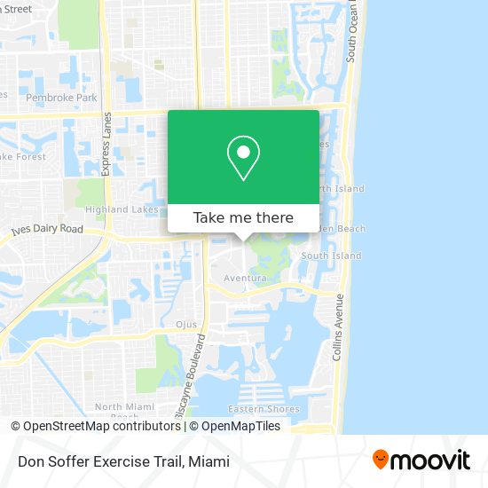 Don Soffer Exercise Trail map