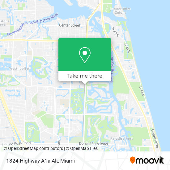 1824 Highway A1a Alt map