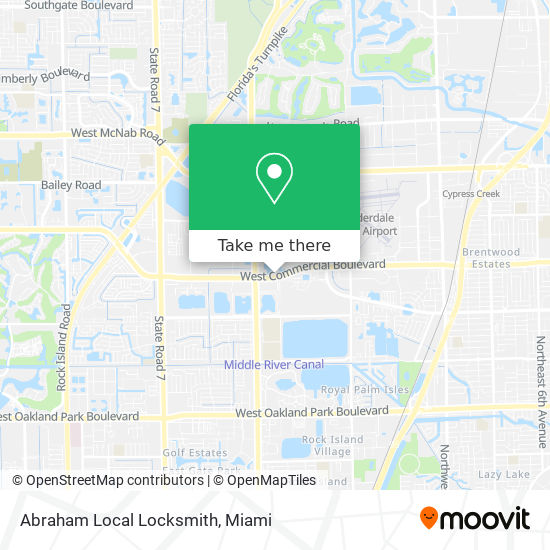 Abraham Local Locksmith map