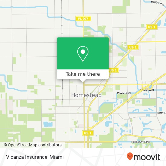 Mapa de Vicanza Insurance