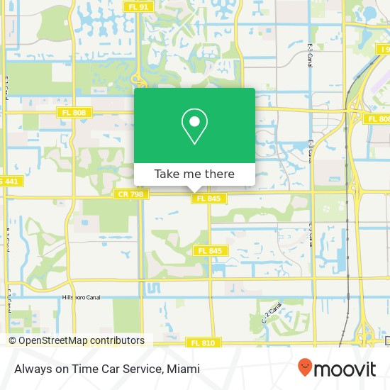 Always on Time Car Service map