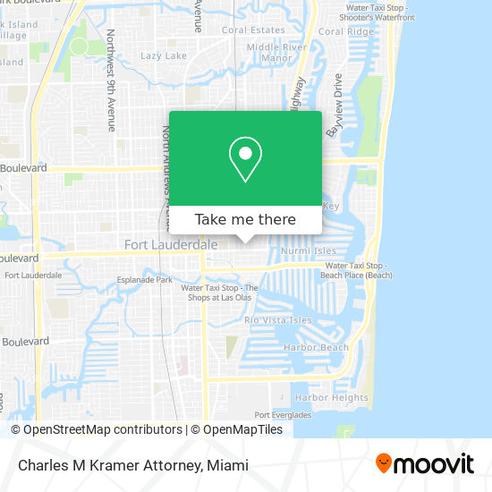 Mapa de Charles M Kramer Attorney