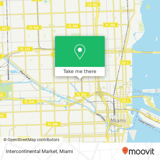 Intercontinental Market map