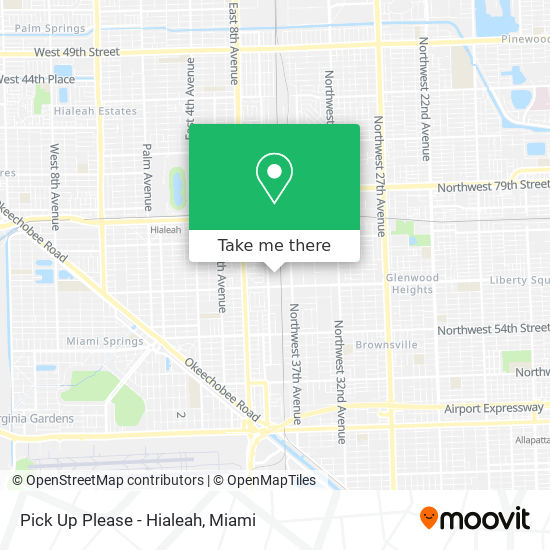 Mapa de Pick Up Please - Hialeah