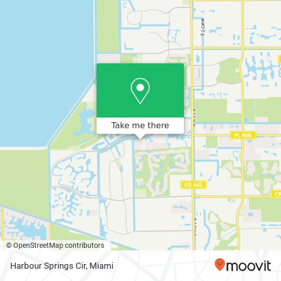 Mapa de Harbour Springs Cir