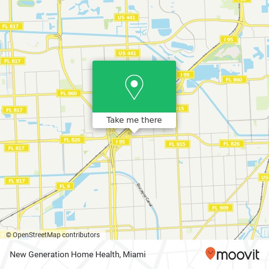 New Generation Home Health map