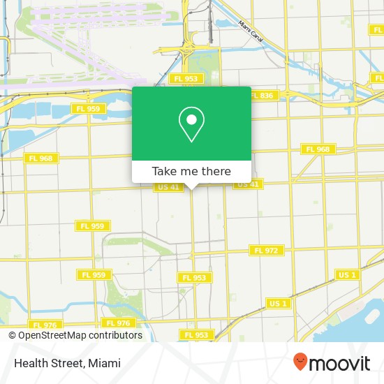 Health Street map