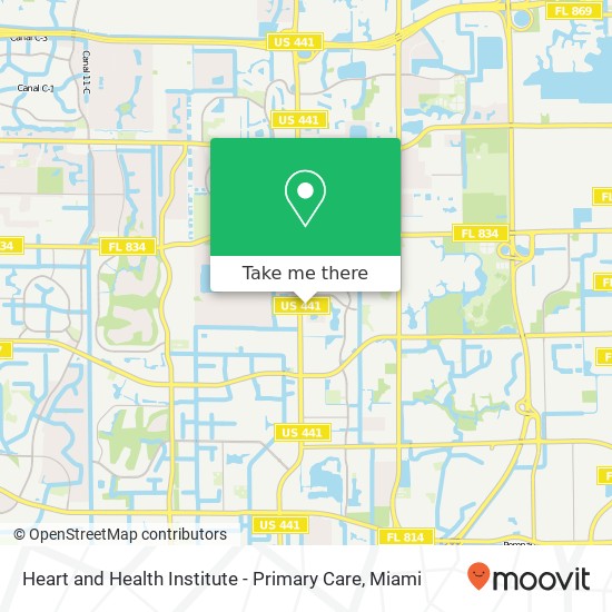 Heart and Health Institute - Primary Care map