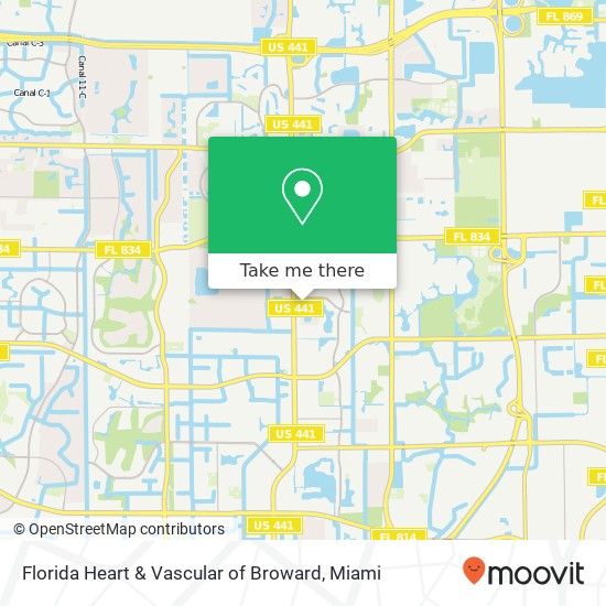 Mapa de Florida Heart & Vascular of Broward