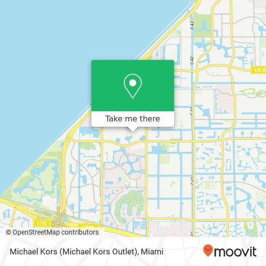 Mapa de Michael Kors (Michael Kors Outlet)