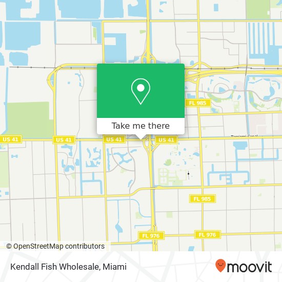 Kendall Fish Wholesale map