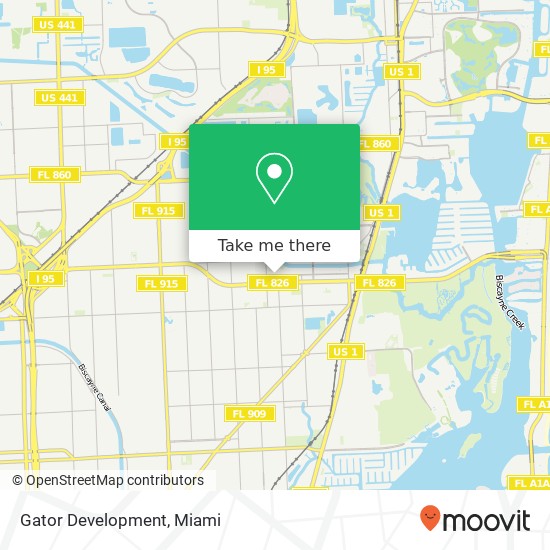 Gator Development map