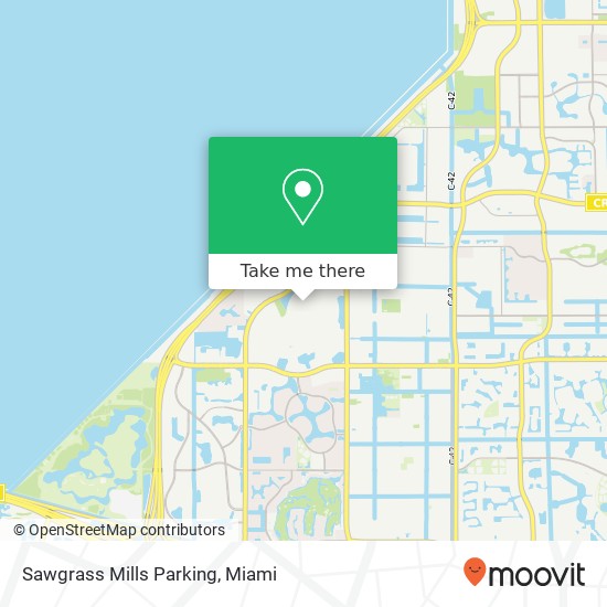 Mapa de Sawgrass Mills Parking