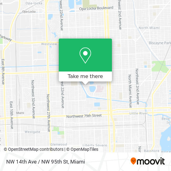 Mapa de NW 14th Ave / NW 95th St