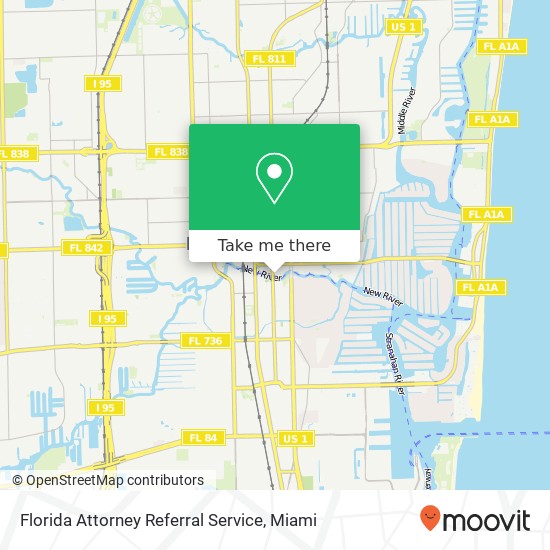 Mapa de Florida Attorney Referral Service