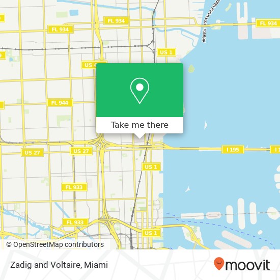 Mapa de Zadig and Voltaire