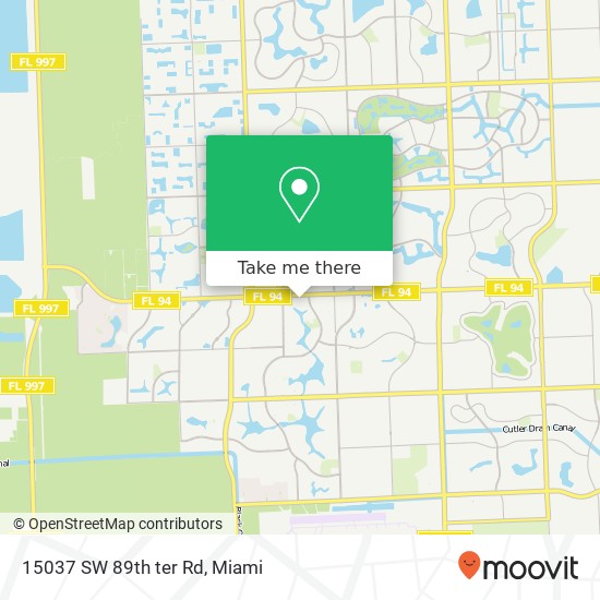 15037 SW 89th ter Rd map