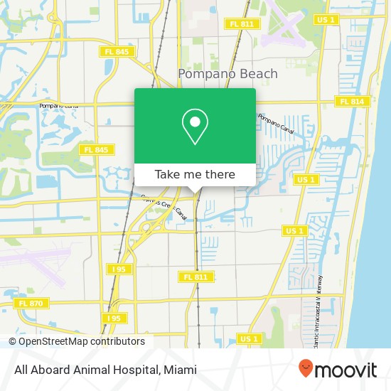 All Aboard Animal Hospital map