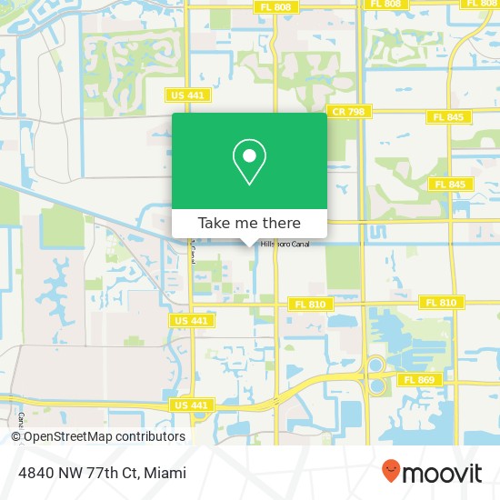 4840 NW 77th Ct map