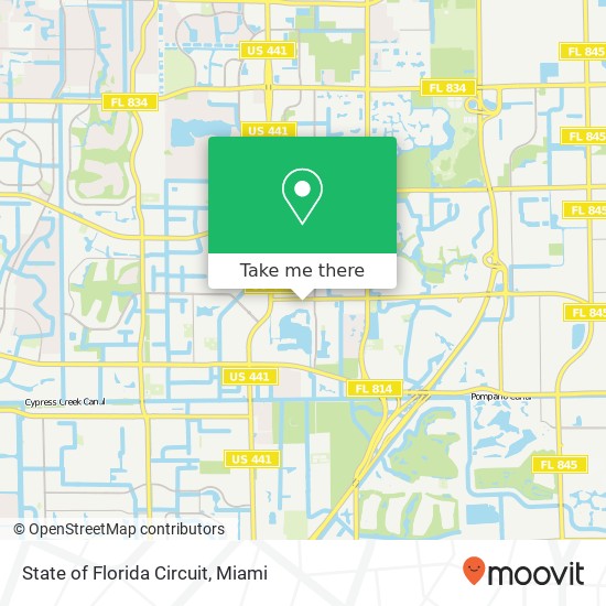 Mapa de State of Florida Circuit