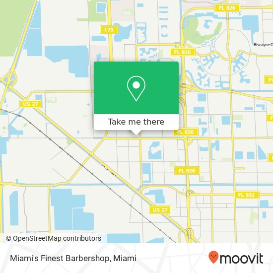 Mapa de Miami's Finest Barbershop