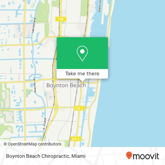 Mapa de Boynton Beach Chiropractic