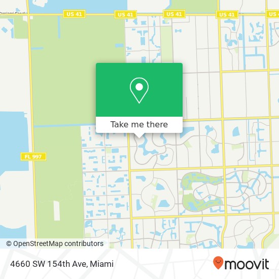 Mapa de 4660 SW 154th Ave