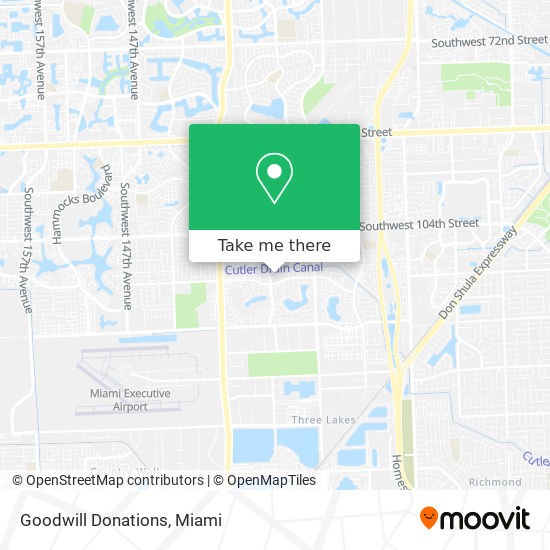 Goodwill Donations map