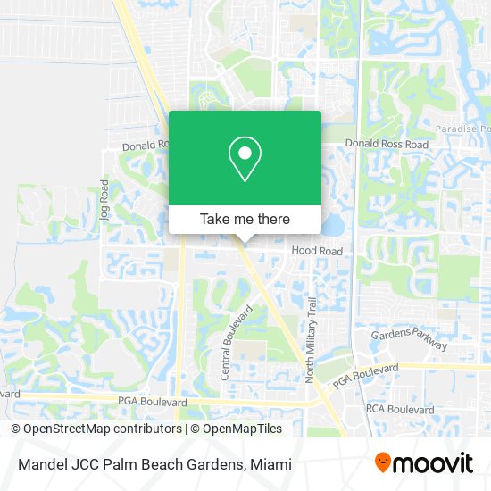 Mandel JCC Palm Beach Gardens map