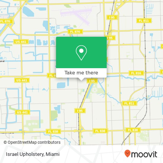 Mapa de Israel Upholstery