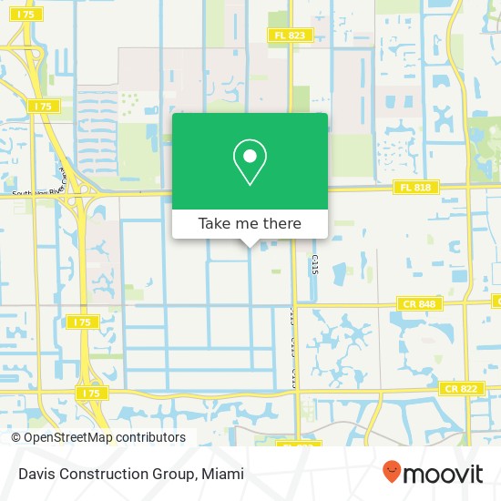 Davis Construction Group map