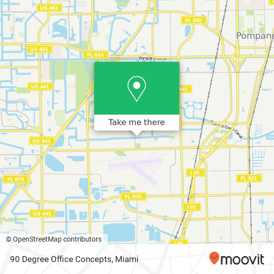 Mapa de 90 Degree Office Concepts
