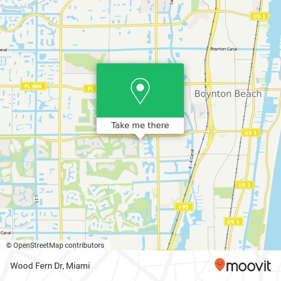 Wood Fern Dr map