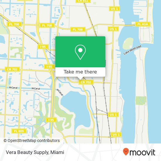 Vera Beauty Supply map