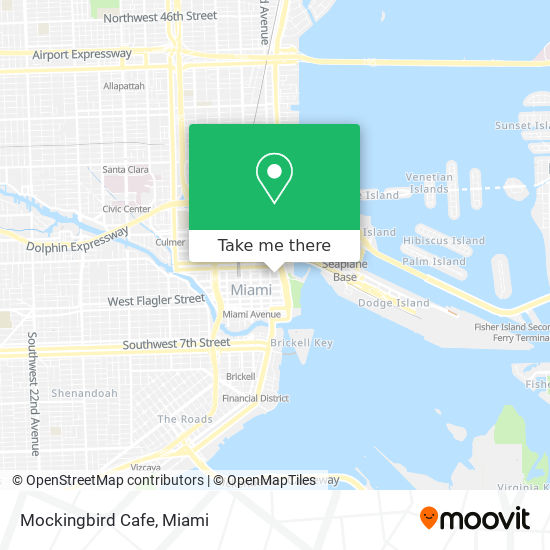 Mapa de Mockingbird Cafe