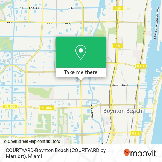 Mapa de COURTYARD-Boynton Beach (COURTYARD by Marriott)