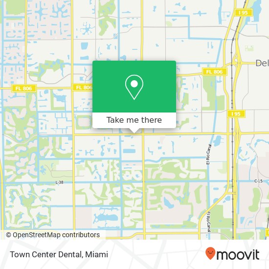 Mapa de Town Center Dental
