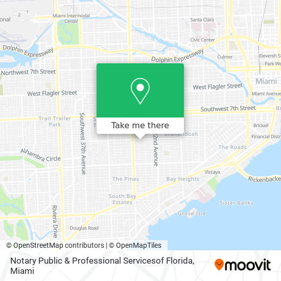 Notary Public & Professional Servicesof Florida map