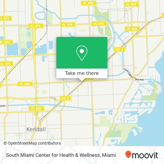 South Miami Center for Health & Wellness map
