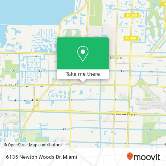 Mapa de 6135 Newton Woods Dr