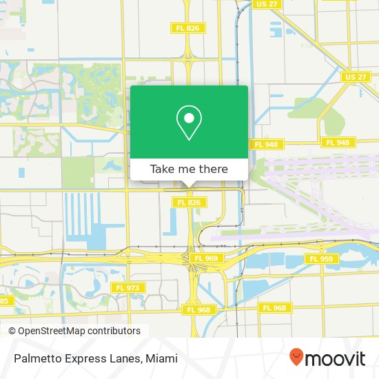 Palmetto Express Lanes map