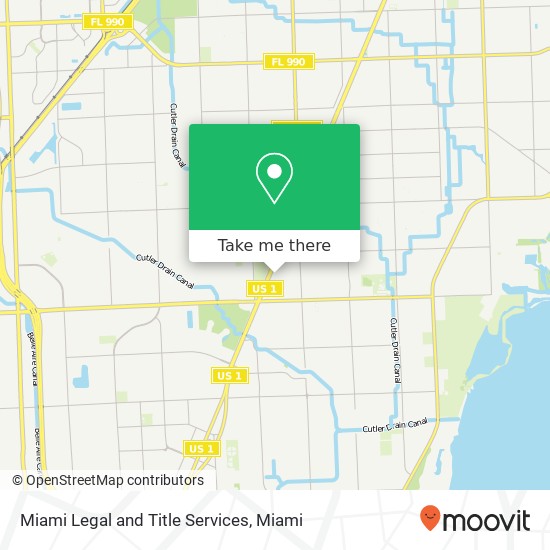 Mapa de Miami Legal and Title Services