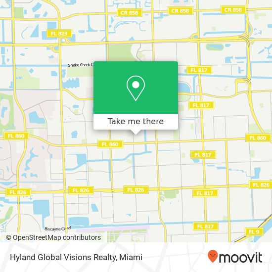 Mapa de Hyland Global Visions Realty