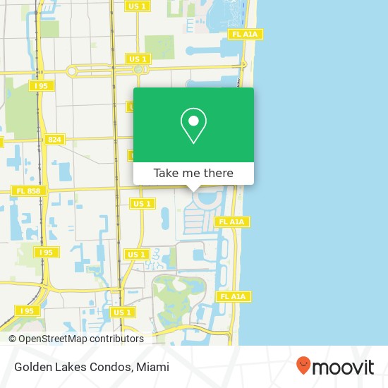 Golden Lakes Condos map