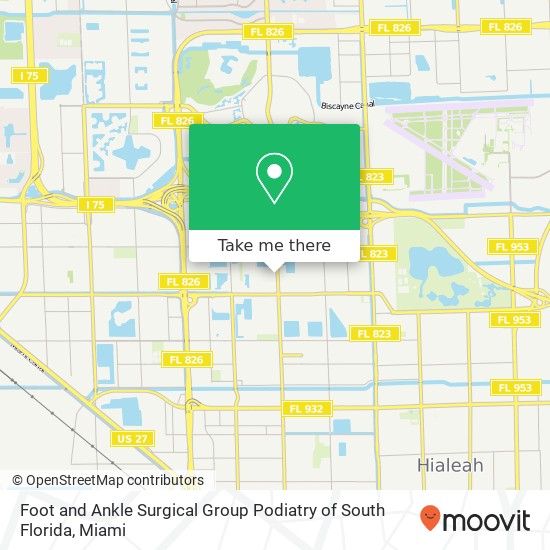 Mapa de Foot and Ankle Surgical Group Podiatry of South Florida