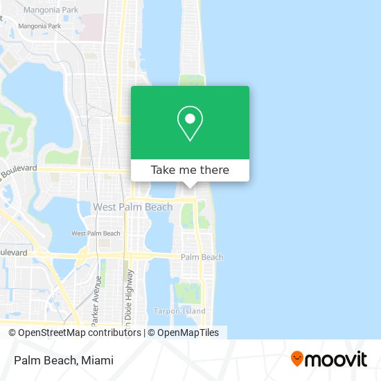 Palm Beach map