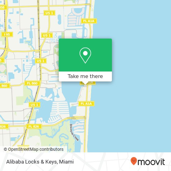 Mapa de Alibaba Locks & Keys